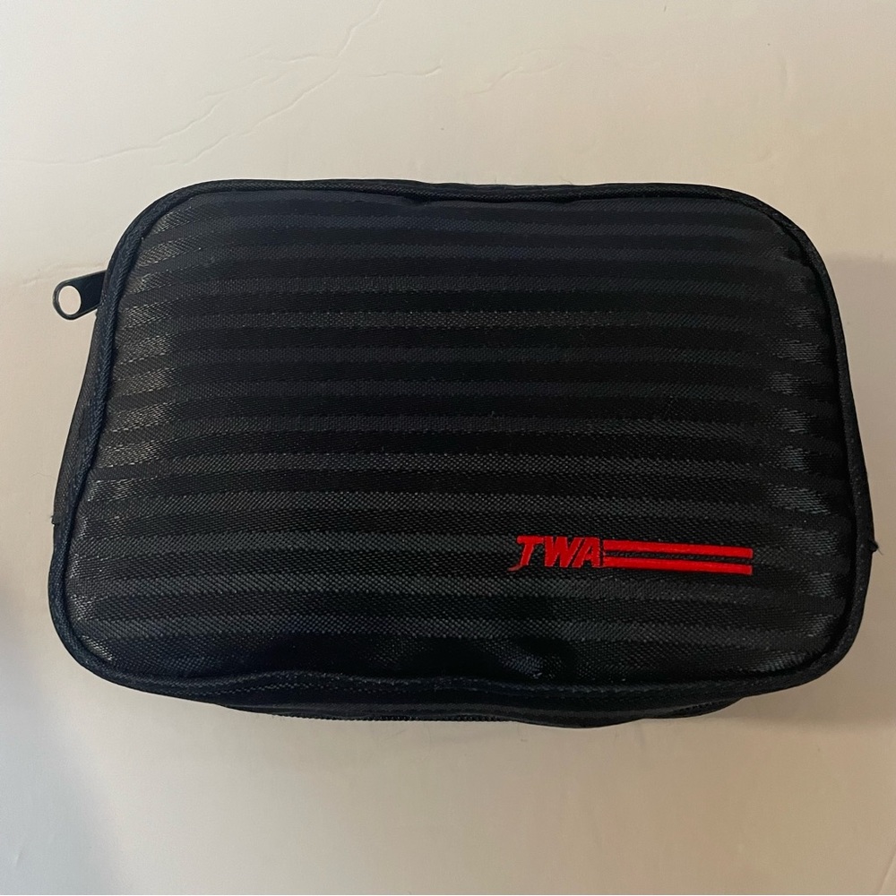TWA Vintage Travel Kit with accessories
